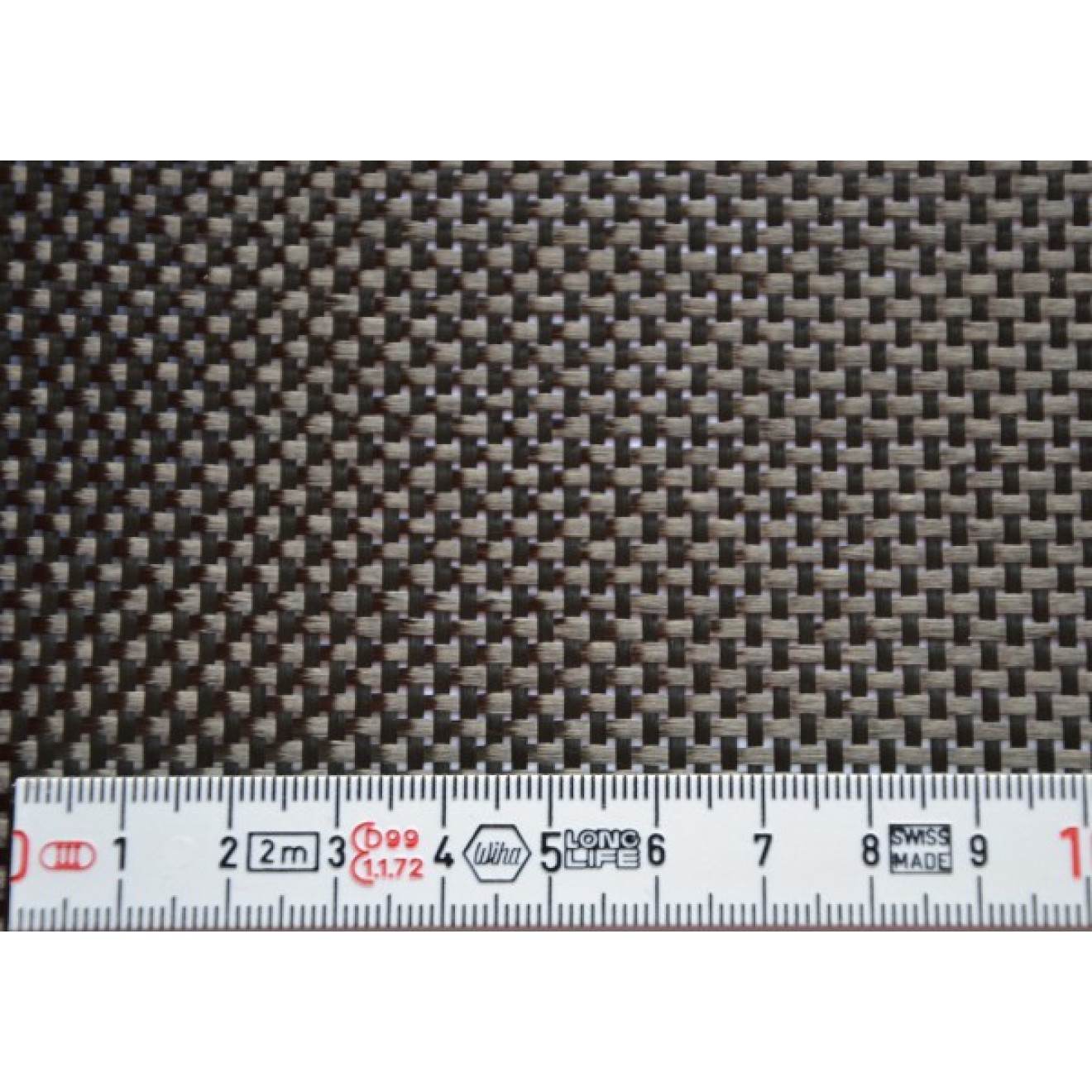 Woven carbon fiber fabric 3K, 160g/m² plain weave, roll length 100m