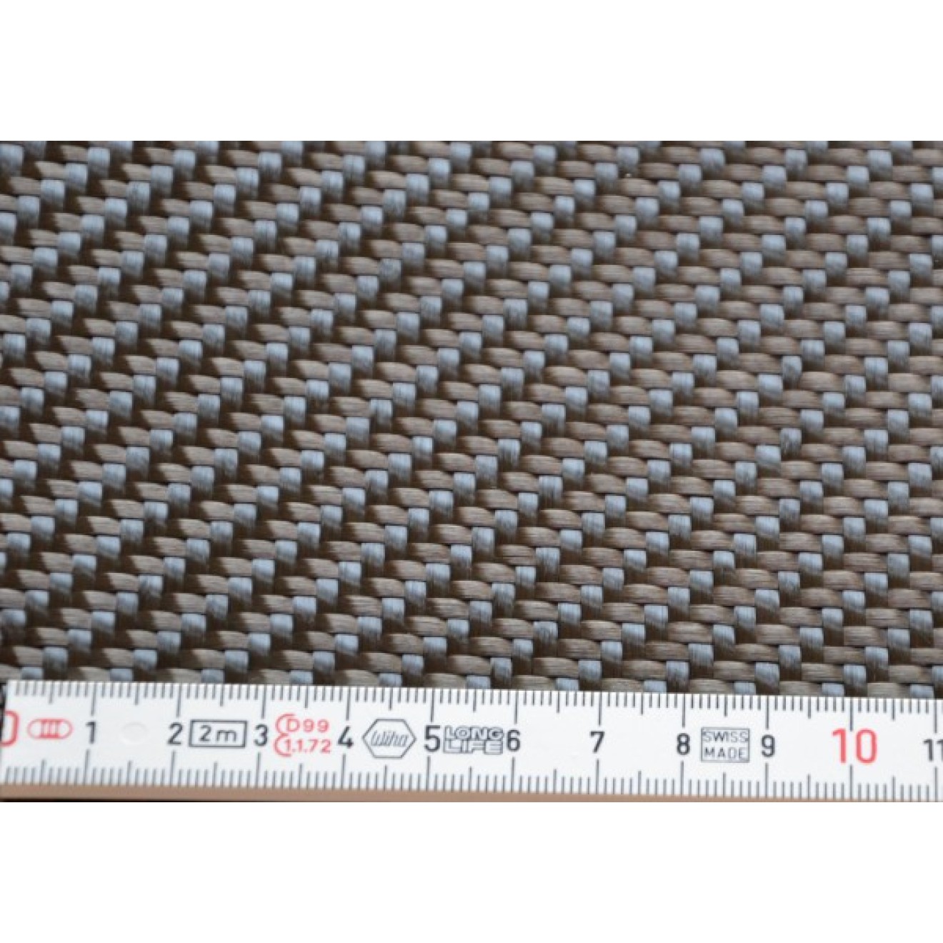 12K Tejido de fibra de carbono 600g/m², sarga 2/2, Ancho 127cm
