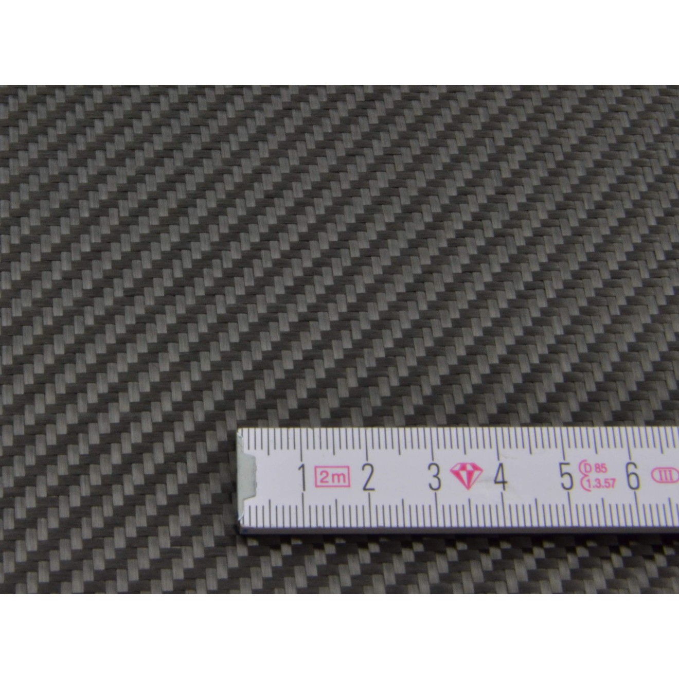 Woven carbon fiber fabric 3K 245g/m² twill2/2, width 500mm, B-Stock