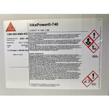 SikaPower®-740 black (ADEKIT A 140-1 schwarz), 400ml-Kartuschen, MHD 04/2024